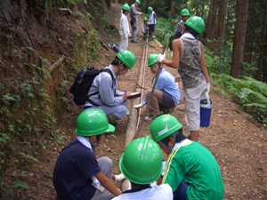 森林環境教室の様子