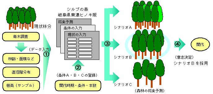 図−１　システム収穫表の概要